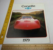 Chevrolet Chevy Corvette 1979 car brochure magazine C59 options colors picture