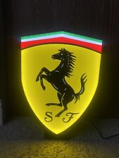 Ferrari Sports Car Motor  14” Light Up Sign picture