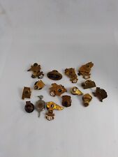 Vintage Lions Club Pins - 100% Attendance Screwback Pins  Huge Lot Of 15  picture