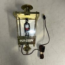 VINTAGE OLD CROW WHISKEY ADVERTISING LIGHT SIGN DISPLAY BACKBAR STATUE picture