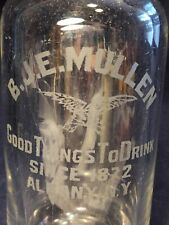 BJE Mullen Albany NY Antique Bottle 'Good Things To Drink' 1920's picture