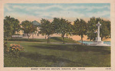 Vintage Postcard Murney Tower & Cenotaph Kingston Ontario, Canada Posted picture