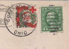 1915 Christmas Seal Tied Postcard Dec. 20  Cuyahoga Falls Ohio picture