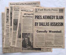 1960’s FORT WORTH NEWSPAPER LOT / PRESIDENT KENNEDY SLAIN  picture