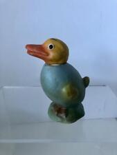 KAY STAMM FOLK ART HOUSE Paper Mache Walking Duck Candy Container 4.75