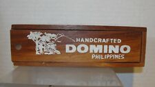 28 PC. HANDCRAFTED DOMINO SET - PHILIPPINES picture