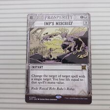 Magic: the Gathering - Outlaws of Thunder Junction ~ Rare ~ Imp's Mischief (BN) picture