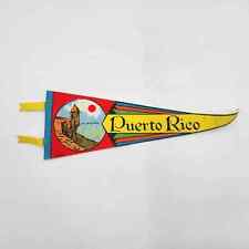 Vintage Puerto Rico Pennant Flag picture
