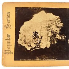 Williams Canyon Isis Temple Stereoview c1880 Antique Colorado Cave Photo CO H643 picture