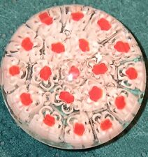 Vintage Millefiori Art Glass Paperweight  picture