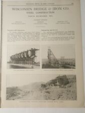 1928 vintage print ad Wisconsin Bridge & Iron Company Milwaukee Mine Mining picture