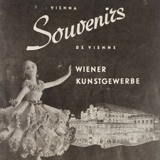 Vienna Souvenirs Brochure 1960 Wiener Kunstgewerbe Gerstl Glass China Shop L43 picture