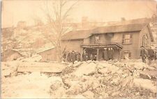 RPPC New York Town Flood Scene early 1900s picture