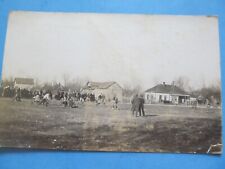 ANTIQUE RPPC EARLY FOOTBALL GAME SPORT POSTCARD picture