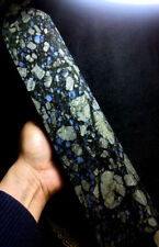 3800g Amazing Blue Spots Que Sera Stone Reiki Quart CRYSTAL WAND POINT Healing  picture