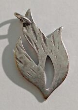 Leaf or Plant Charm by H. Stern Silver Judaica picture