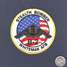 B-2 SPIRIT WHITEMAN AFB USAF BS Northrop Stealth Bomber Squadron Base Patch picture