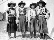 MOre 1920 Cowgirls  Rodeo Stars 1920s Vintage Old Photo 8 x 10  Reprint picture