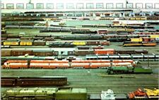 MODEL TRAINS, Railways of America, CLEVELAND, Ohio Chrome Advertising Postcard picture