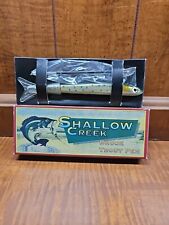 Vintage Xonex Shallow Creek Rainbow Trout Spotted Fish Fishing Pen in Box picture