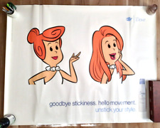 Rare Advertising - Dove Shampoo 5FT POSTER - The Flintstones Wilma Memorabilia picture