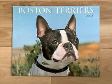 2008 BOSTON TERRIERS WALL CALENDAR BY WILLOWCREEK PRESS picture