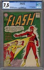 FLASH #135 CGC 7.5 WHITE PAGES DC COMICS 1963 picture
