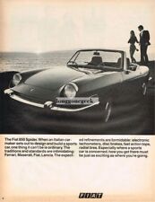 1970 Fiat 850 Spider Automobile Car VINTAGE Print Ad picture