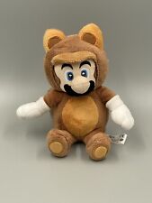 Brown Raccoon Tanooki Suit Super Mario Bros 3D Land 8” Plush Nintendo 2013 picture