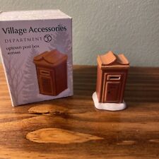 Department 56 Uptown Post Box Christmas Village House Accessory 4025445 picture