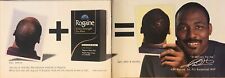 1998 Karl Malone Rogaine Hair Growth VTG 1990s 90s PRINT AD - 2 Companion Ads picture