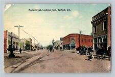 1910. TURLOCK, CA. MAIN ST. LOOKING EAST. POSTCARD. PL25 picture