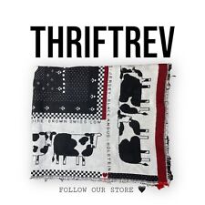 Vintage Crown Crafts Cow Blanket picture