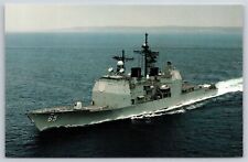 Military~Air View USS Chosin CG 65 Invictus~Vintage Postcard picture