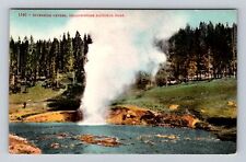 Yellowstone National Park, Riverside Geyser, Series #1340 Vintage Postcard picture