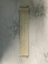 Vintage Pickett Model N4-T Slide Rule Vector Type Log Dual Base w/ Leather Case picture