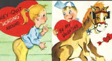Vintage Valentines Day Card HEY-QUIT 