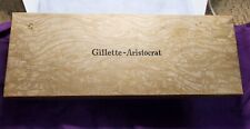 Vintage Gillette aristocrat Safety  Razor box adjustable slim England UK Shipper picture