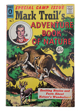 MARK TRAIL'S ADVENTURE BOOK OF NATURE #1 1958 Camp Issue Raw Vintage VG+/VG/FN picture