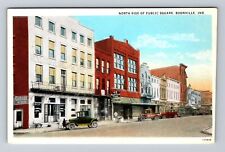 Boonville IN-Indiana, North Side of Public Square, Antique Vintage Postcard picture