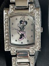 VINTAGE DISNEY MINNIE MOUSE ACCUTIME WRIST WATCH LADIES NEW IN BOX picture