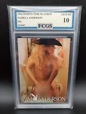 1996 Sports Time Playboy Pamela Anderson #34 - Graded 10 [FCGS] GEM-MT picture