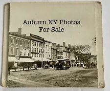 Vintage Black & White Photo Auburn NY Steels Apothecary Store  picture