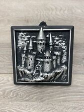 R Marino Dark Illusions Wall Hanging Castle 3d Plastic Halloween 1994 Vintage picture