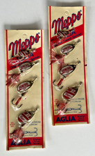 2 Kits of 4 Lures Mepps Aglia Original French Spinner Genesee Beer & Ale Design picture