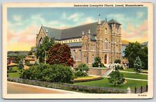 Postcard Immaculate Conception Church, Lowell, Massachusetts Unposted picture