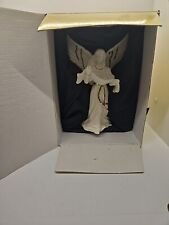 Mikasa Holiday Elegance Gold & White Angel Figurine Boxed FK001-600 picture