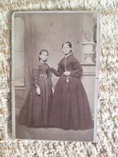 MOTHER & DAUGHTER,NEWCASTLE ON TYNE.VTG 1800'S MINIATURE POCKET SIZE PHOTO*MCP7 picture