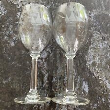 Set Of 2 ST. Michaels Winery Maryland Sailboat Stemmed Wine Glass Rare picture
