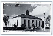 Rugby North Dakota ND Postcard New Post Office Building Exterior Roadside c1940 picture